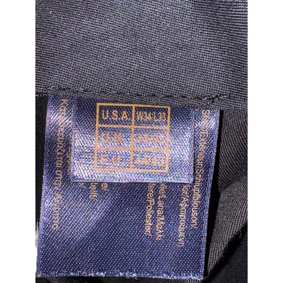 Brooks Brothers 346 Men's 2 Pcs Black Pinstripe Wool Suit 41R Jacket 34x33 Pants - Picture 13 of 16